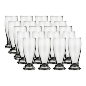 Jogo De Copo 24 Peças Cerveja Beer 240Ml Taça Tulipa Chopp