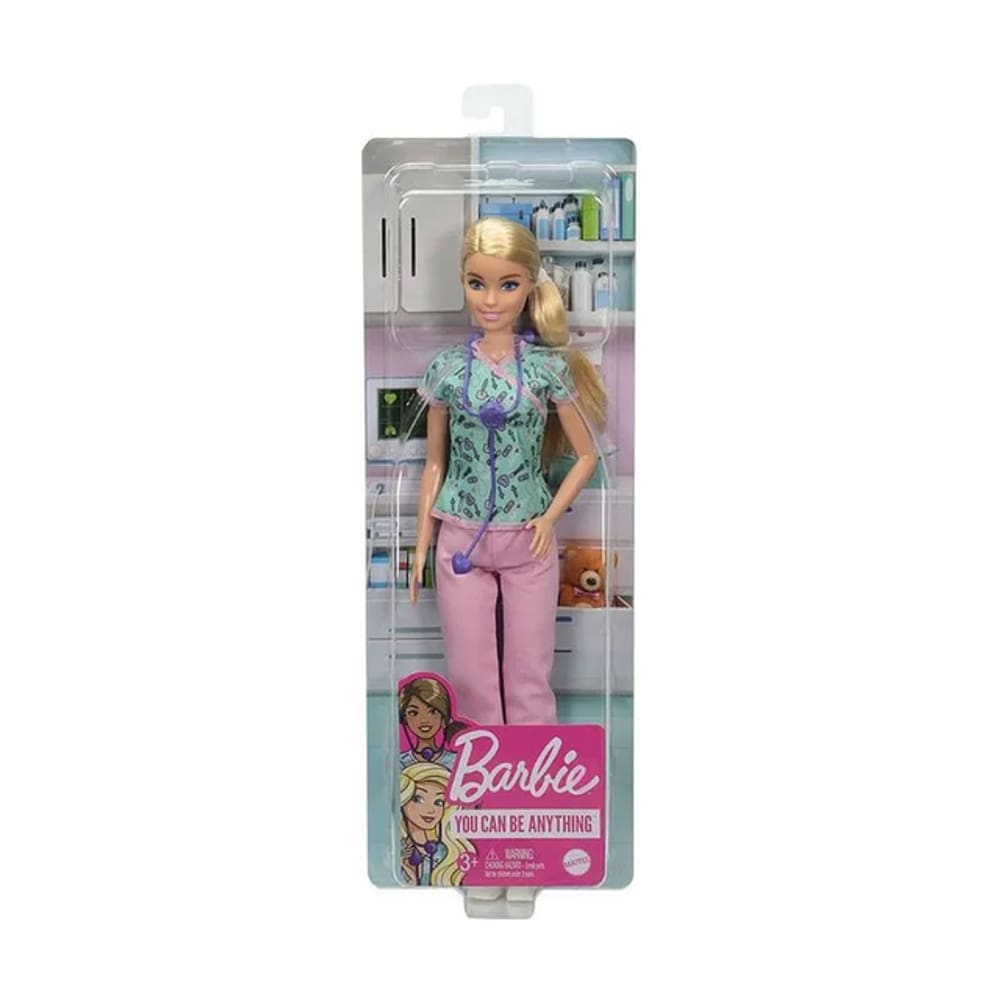 Mattel Boneca Barbie Profissões Enfermeira