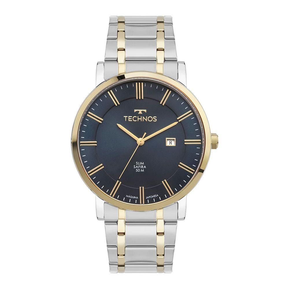 Relógio Technos Masculino Slim Bicolor - Gm10yx/1a Gm10yx/1a