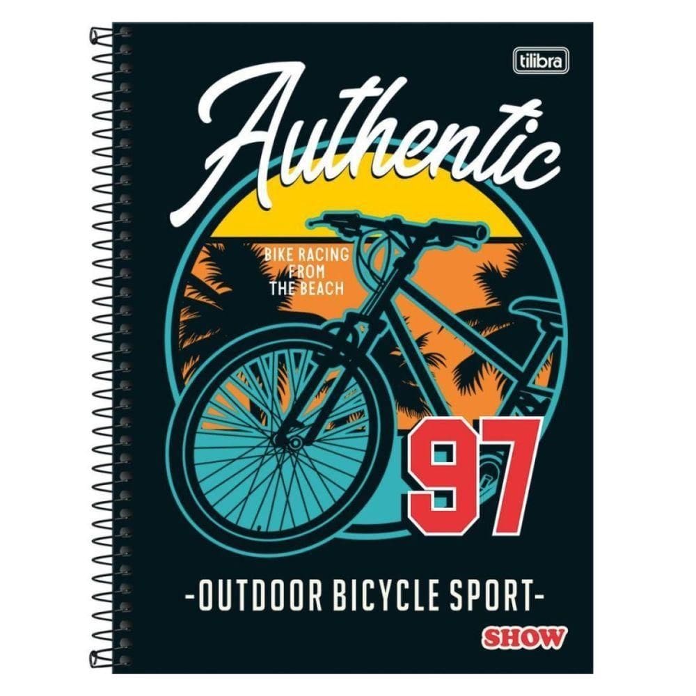 Caderno Espiral Capa Dura Universitário A4 20 Matérias 320 Folhas Show Tilibra Estampa 2