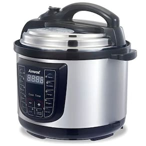 Panela Elétrica Pressão 5 Litros Digital Multifuncional 900W Timer Feijão Sopa Carne Amvox Aps050