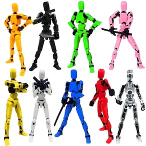 Bonecos de ação DANONI Titan 13 Nova 13 Dummy Robot 13 (9 unidades)