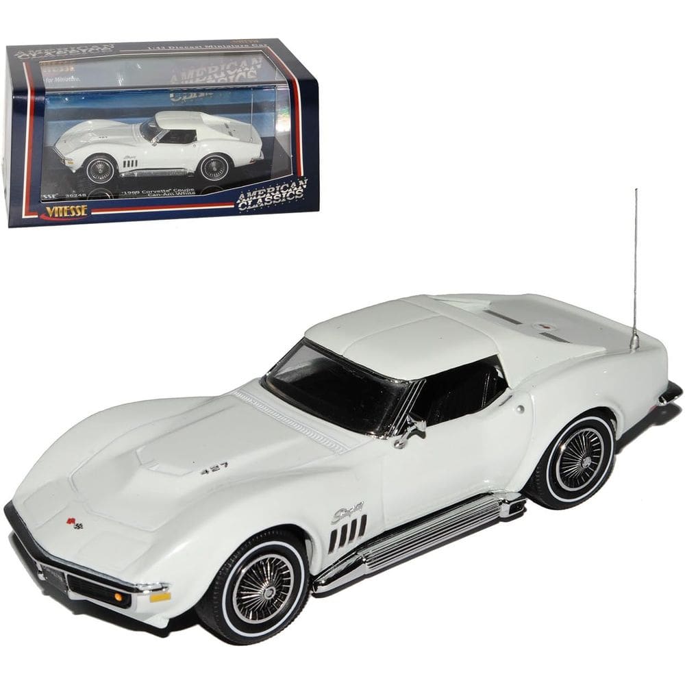 Miniatura Chevrolet Corvette Coupe 1969 Escala 1/43