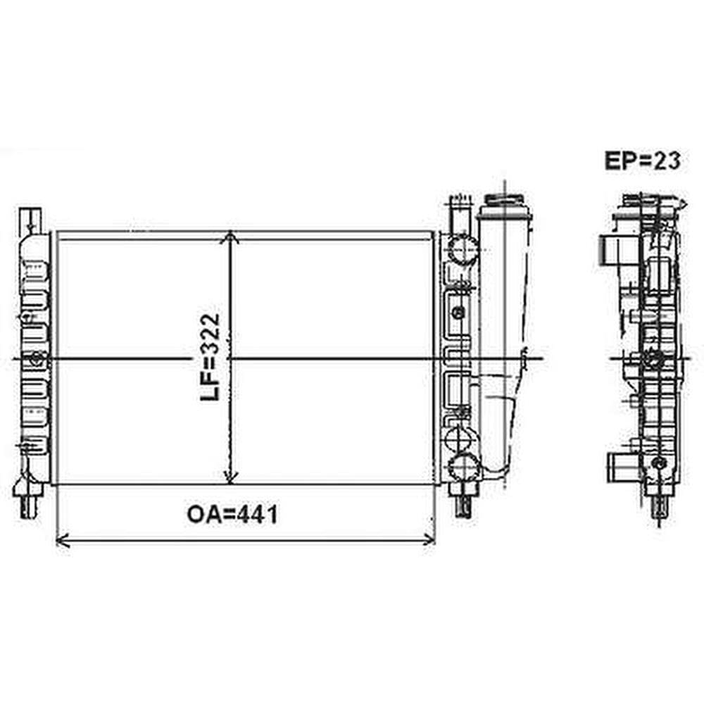 Radiador Valeo - 732965R