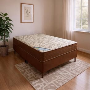 Colchão King Molas Ensacadas Baker + Base 193x203x62