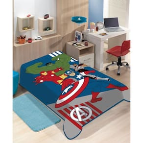Cobertor Raschel Plus Marvel 1,50mx2,00m - Jolitex
