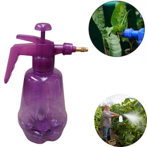 Pulverizador Pressão Manual 1,6 L Bico Regulàvel Para Plantas Jardim E Limpezas Roxa