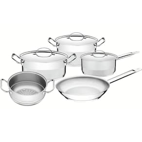 Jogo de Panelas Tramontina Professional Inox Fundo Triplo 5p
