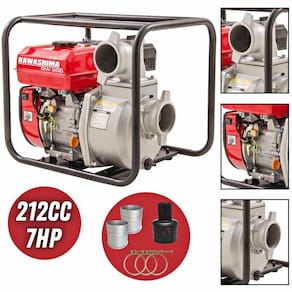 Motobomba 212cc 7hp 4t à Gasolina Para Irrigação De Pomares
