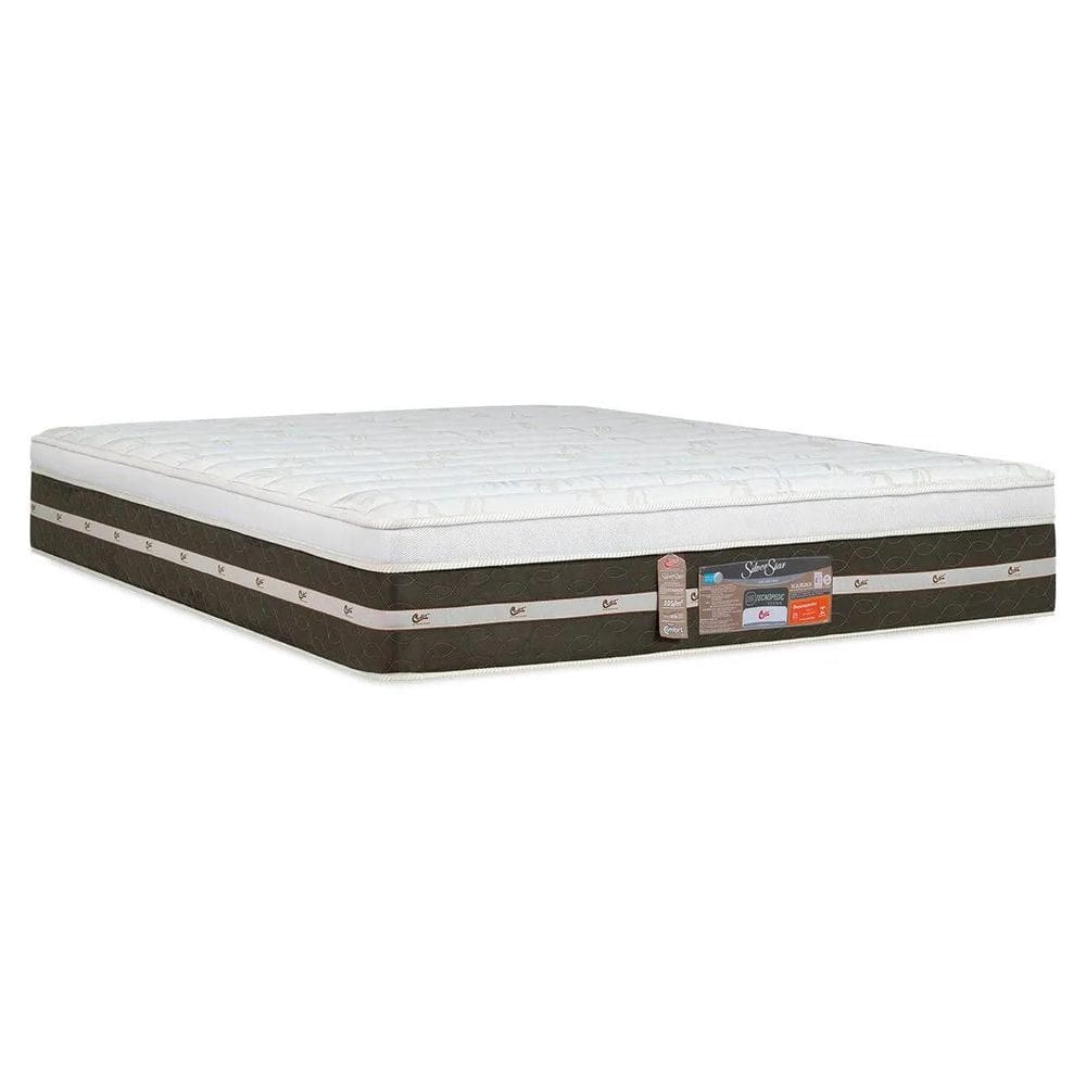 Colchão Casal Castor Silver Star Air One Face Tecnopedic 138x188x32