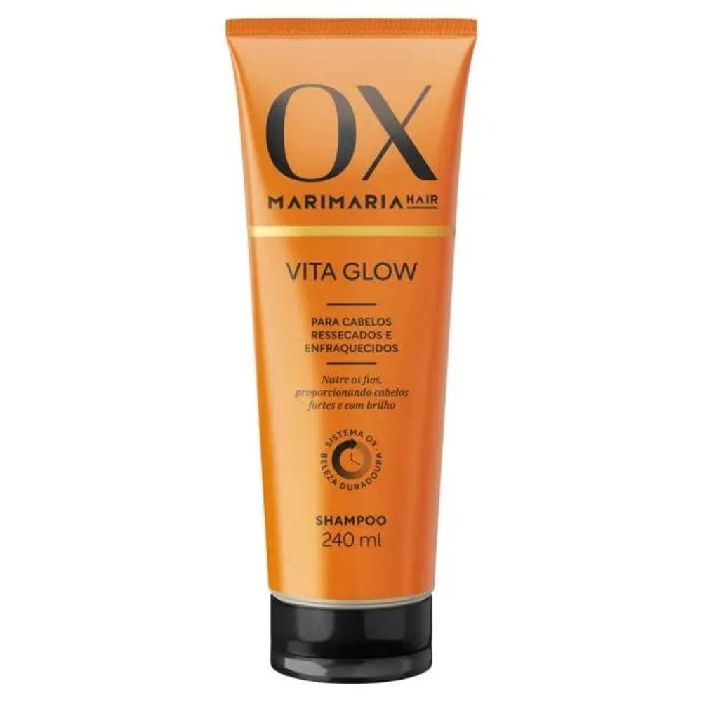 Shampoo Ox Mari Maria Vita Glow - Nutrição E Crescimento