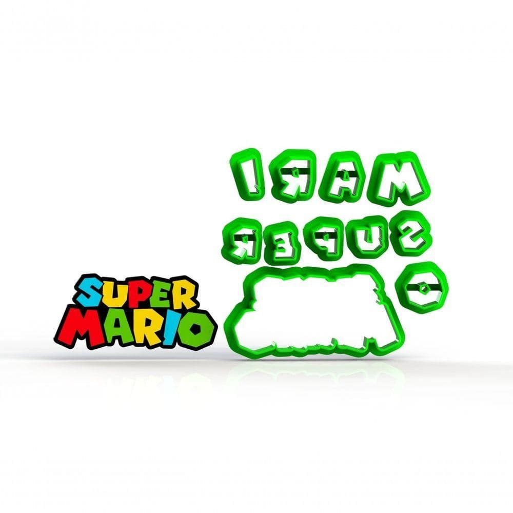 Cortador Super Mario - Luigi - Modular Tamanho 5 Cm