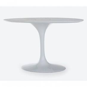 Base De Mesa De Jantar Saarinen Oval Branca