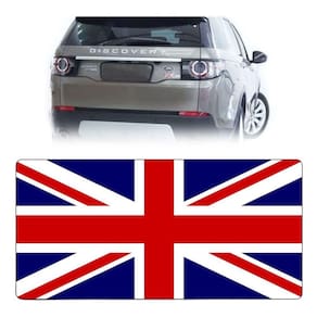 Adesivo Resinado Bandeira Land Rover Reino Unido Inglaterra Vermelho
