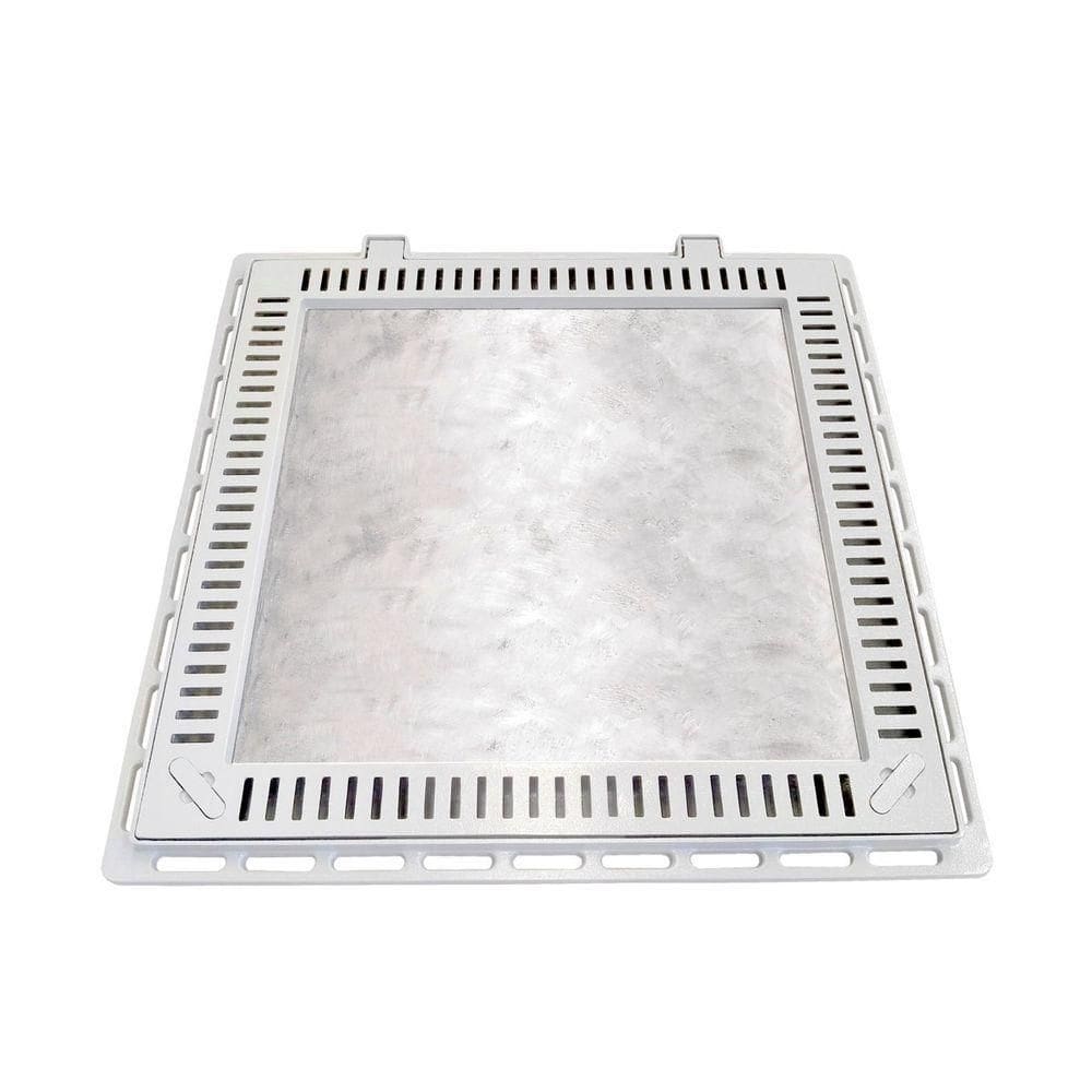 Tampa Casa Máquina Piscina Rebaixada Art Grelha 80x80cm B2