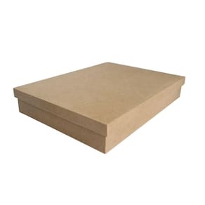 Caixa Para Papel A4 100% Mdf (30,5x22,5x5,5) Mdf Cru