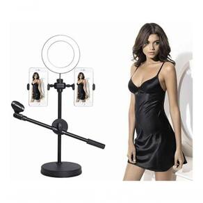Ring Light Com Suporte Para Celular 6 Polegada Iluminador