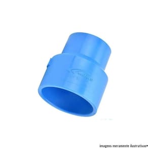 Luva De Redução Soldavel Irrigacao Azul Manco Tamanho 100x50 Azul