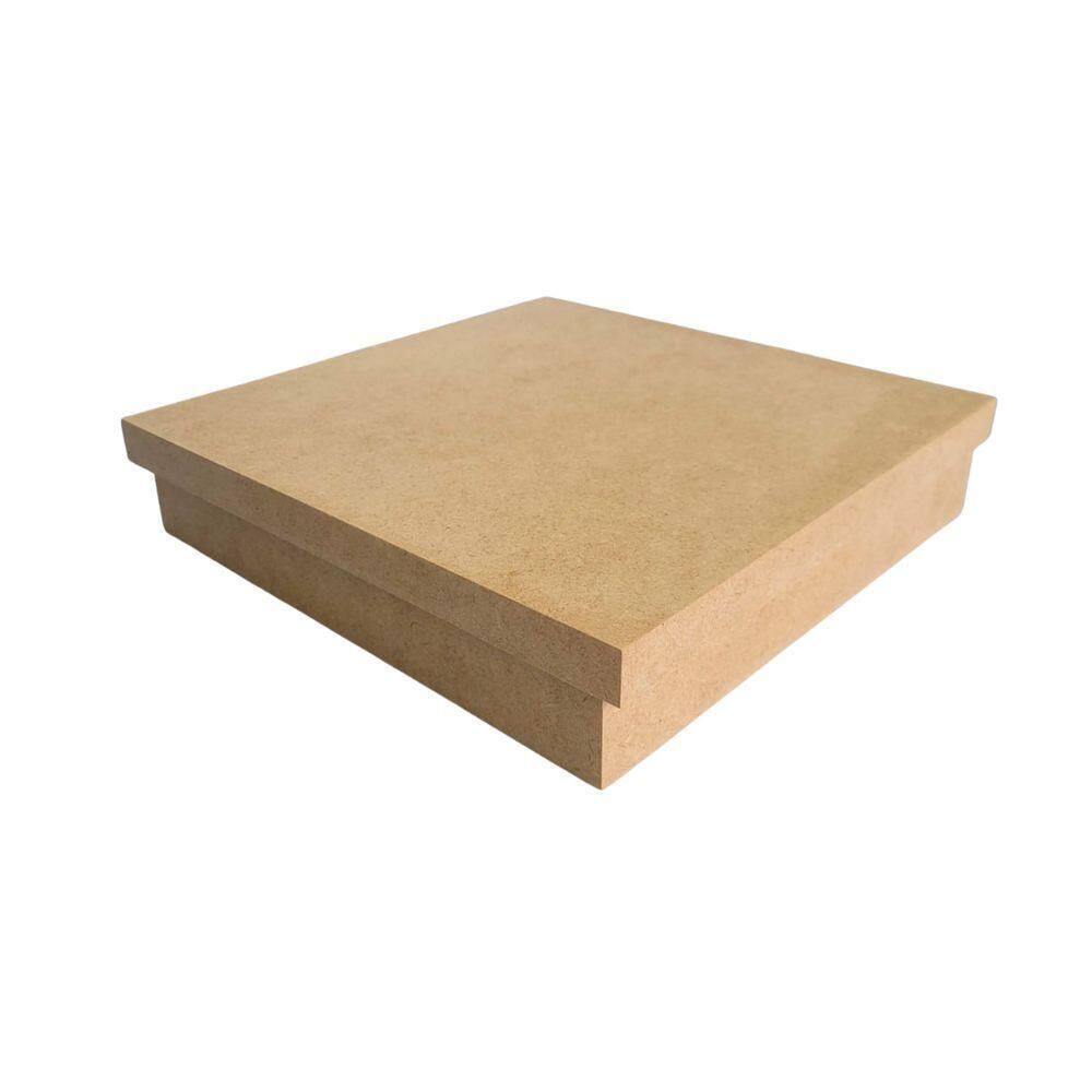 Caixa 100% Mdf Cru (25x25x05) Mdf Cru