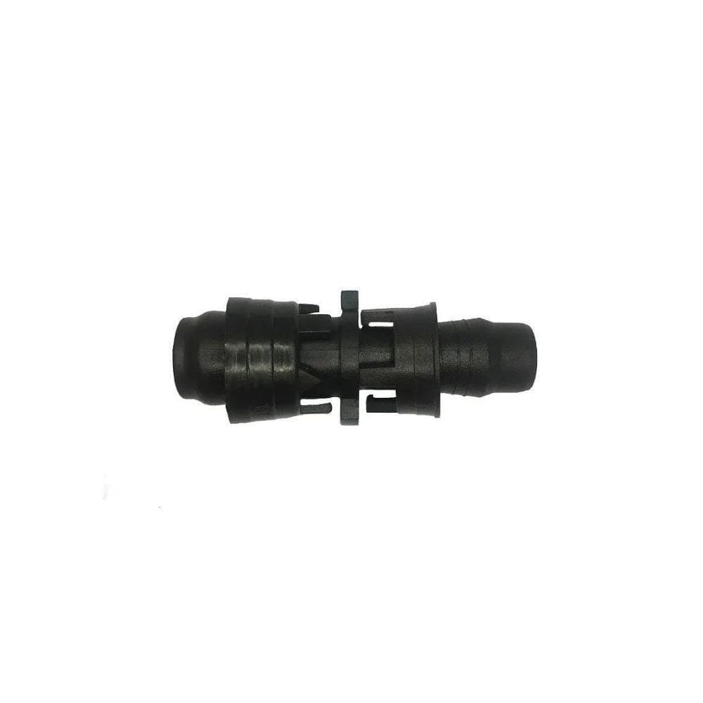 Conector União Emenda Para Mangueira Tamanho 20mm X 16mm Com Anel Garra Preto