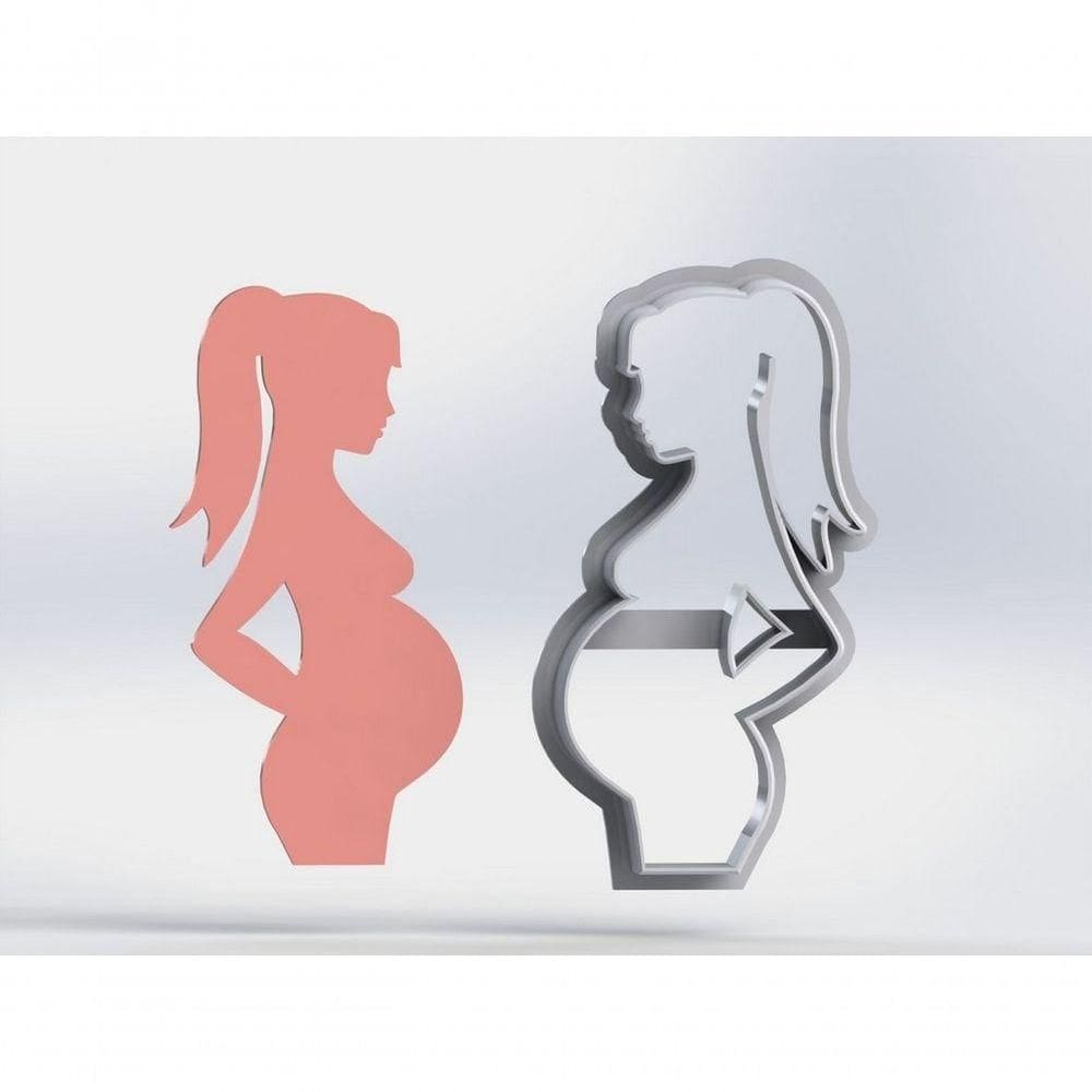 Cortador Mãe - Grávida 4 Cm