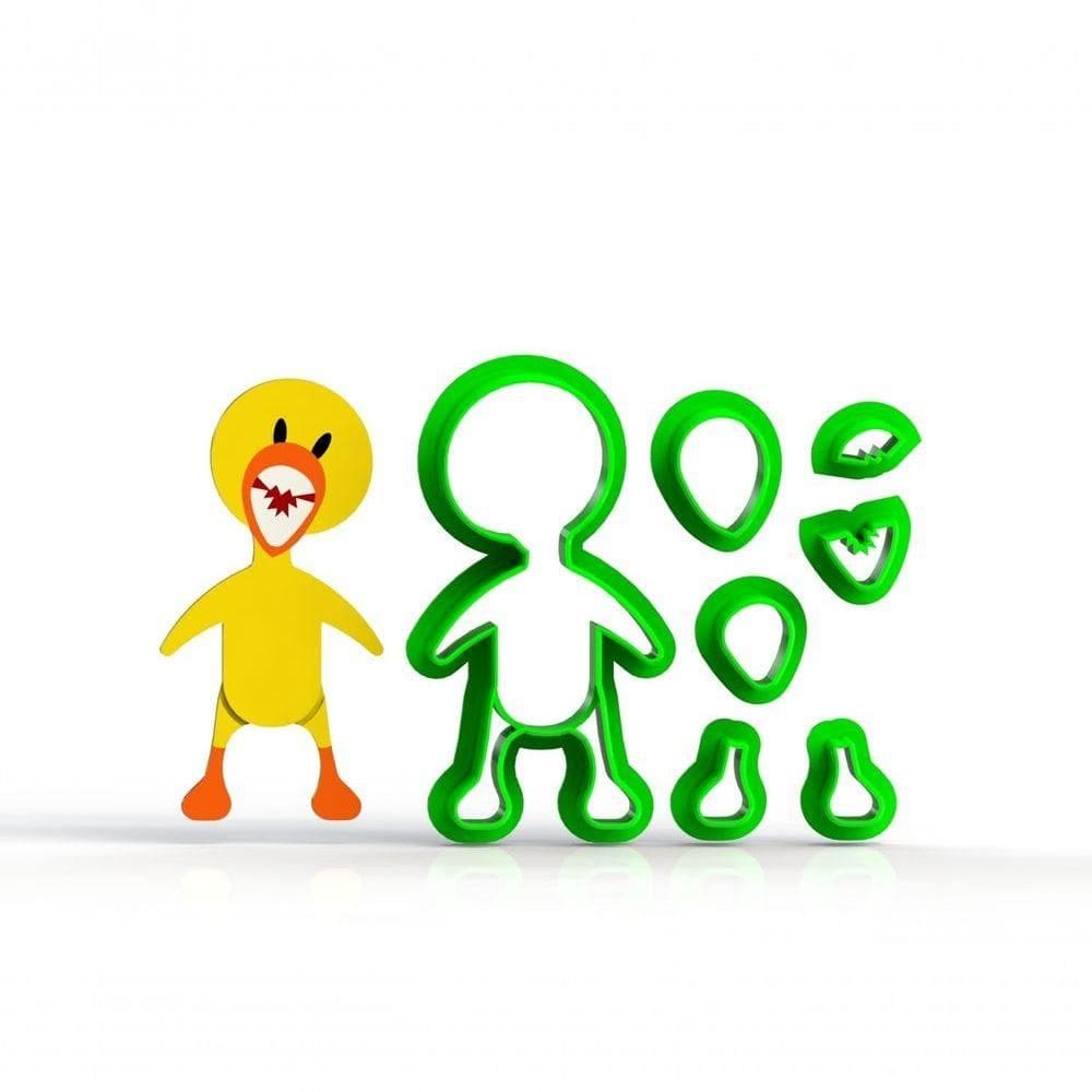 Cortador Roblox Rainbow Friends - Yellow Modular Tamanho 6 Cm