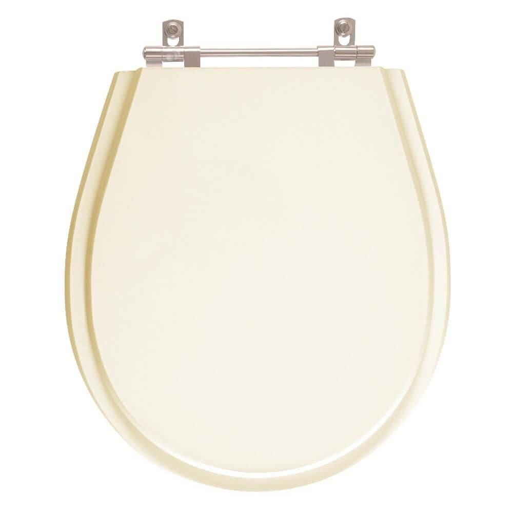 Tampa de Vaso Poliéster Aries Bege Claro para Bacia Eternit