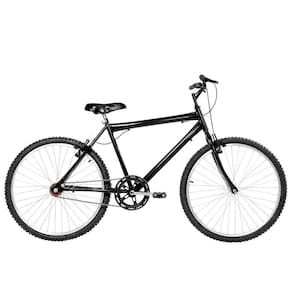Bicicleta Masculina Aro 26 Mtb Alumínio Natural Cor Preta