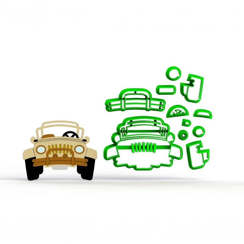 Cortador Jeep Safari Mickey Modular Tamanho 7 Cm