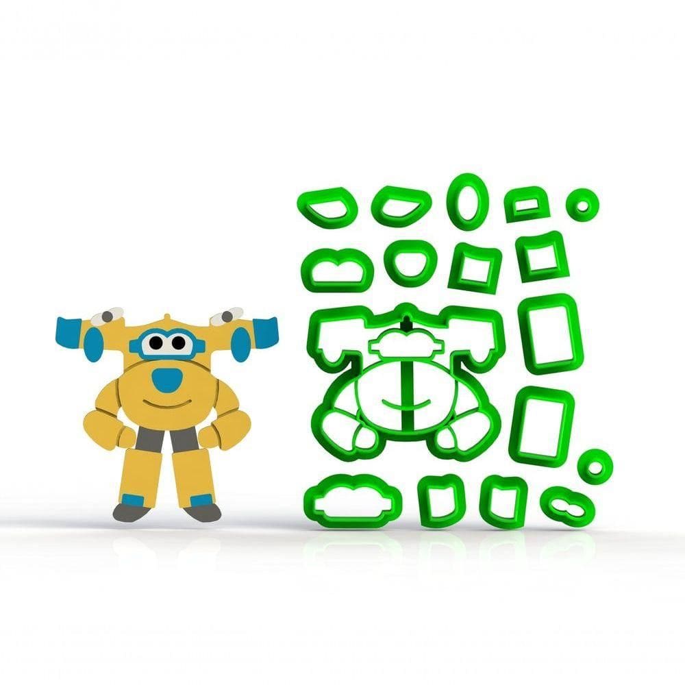 Cortador Super Wings - Donnie Modular 5 Cm