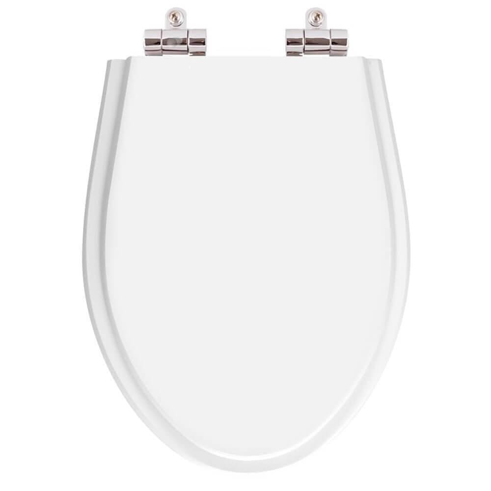 Tampa de Privada Poliéster Soft Alpinia Branco Louça Fiori