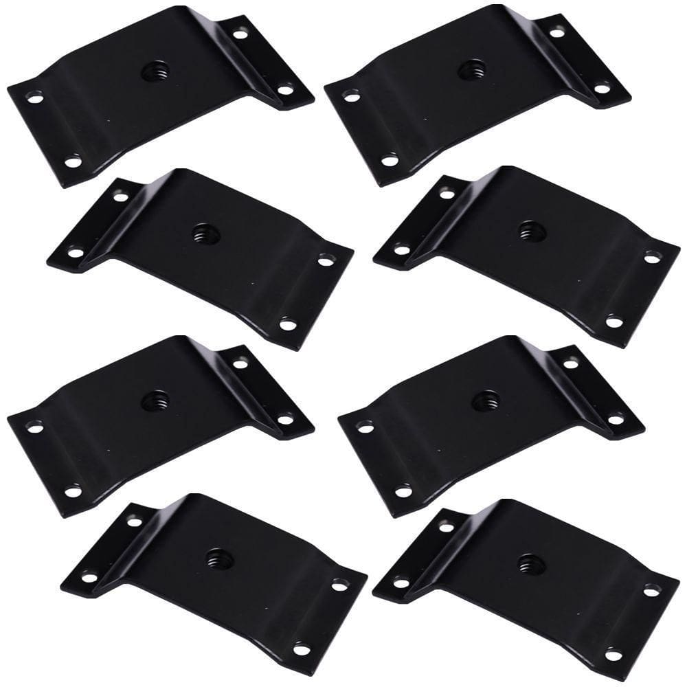 Kit 8 Chapinhas Inclinada 10º Fixação Pés Palito Rosca