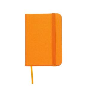 Caderneta Tipo Moleskine Bolso Anotações Lisa Laranja