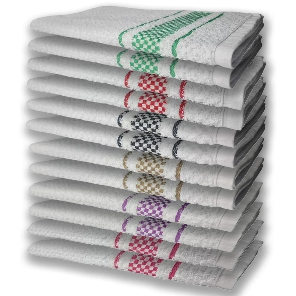 12 Panos De Prato Atoalhado Felpudo Premium Rs+rx+mr+pr+vm+vd