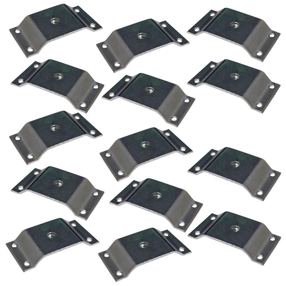 Kit 14 Chapinhas Elevada Pés Palito Rosca 5/16 Zincado