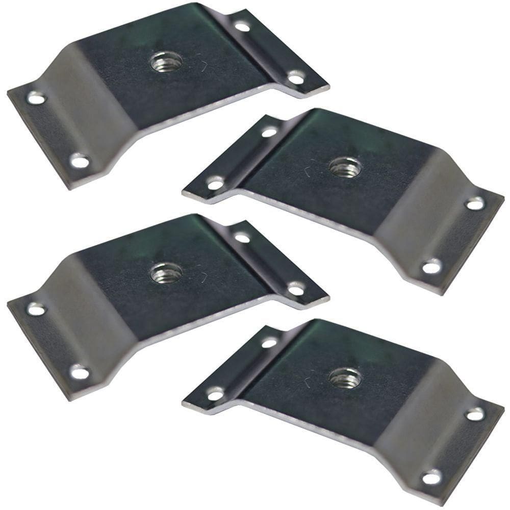 Kit 4 Chapinhas Elevada Fixação Pés Palito Rosca 5 16