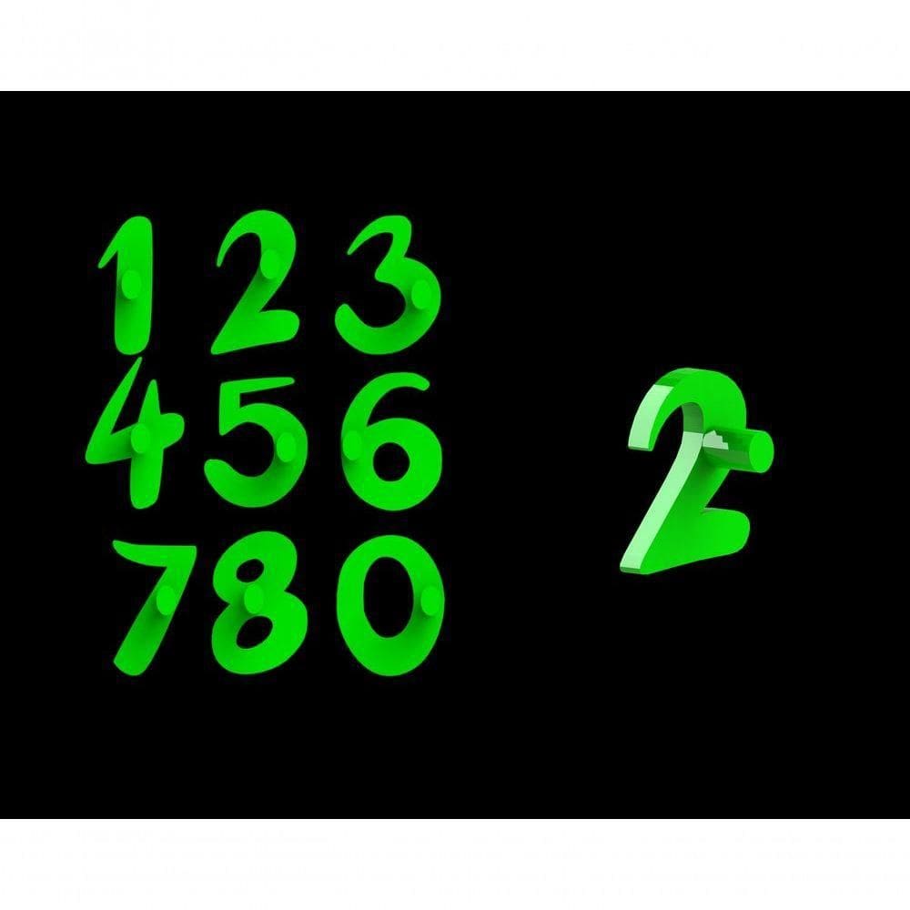 Marcador Números Cursivos Mod 1 1,5 Cm