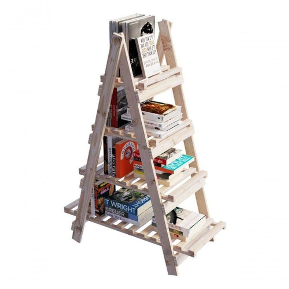 Piramide Dobravel Pinus Para Livros E Plantas