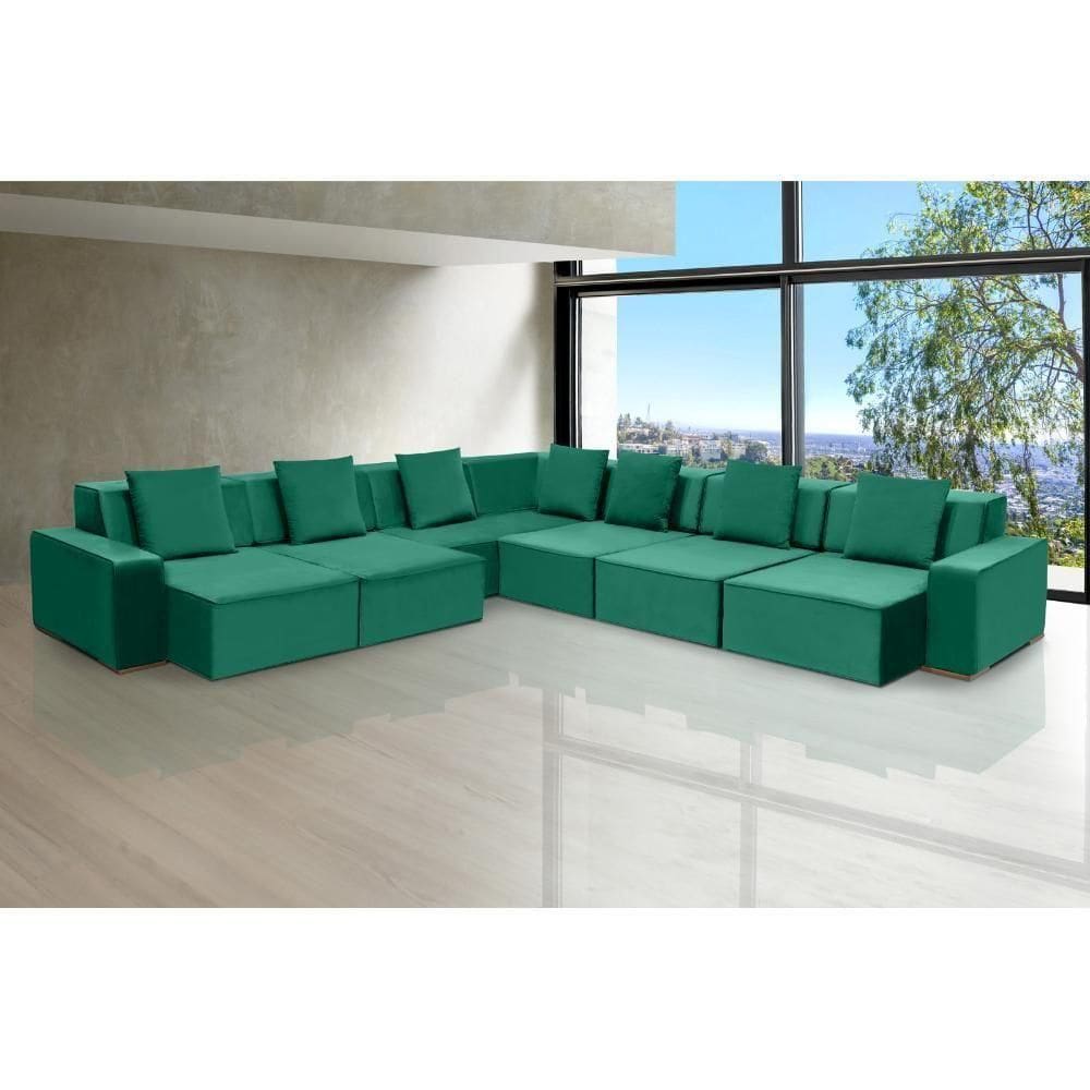 Sofá De Canto Dubai 4,57x4,57m-verde