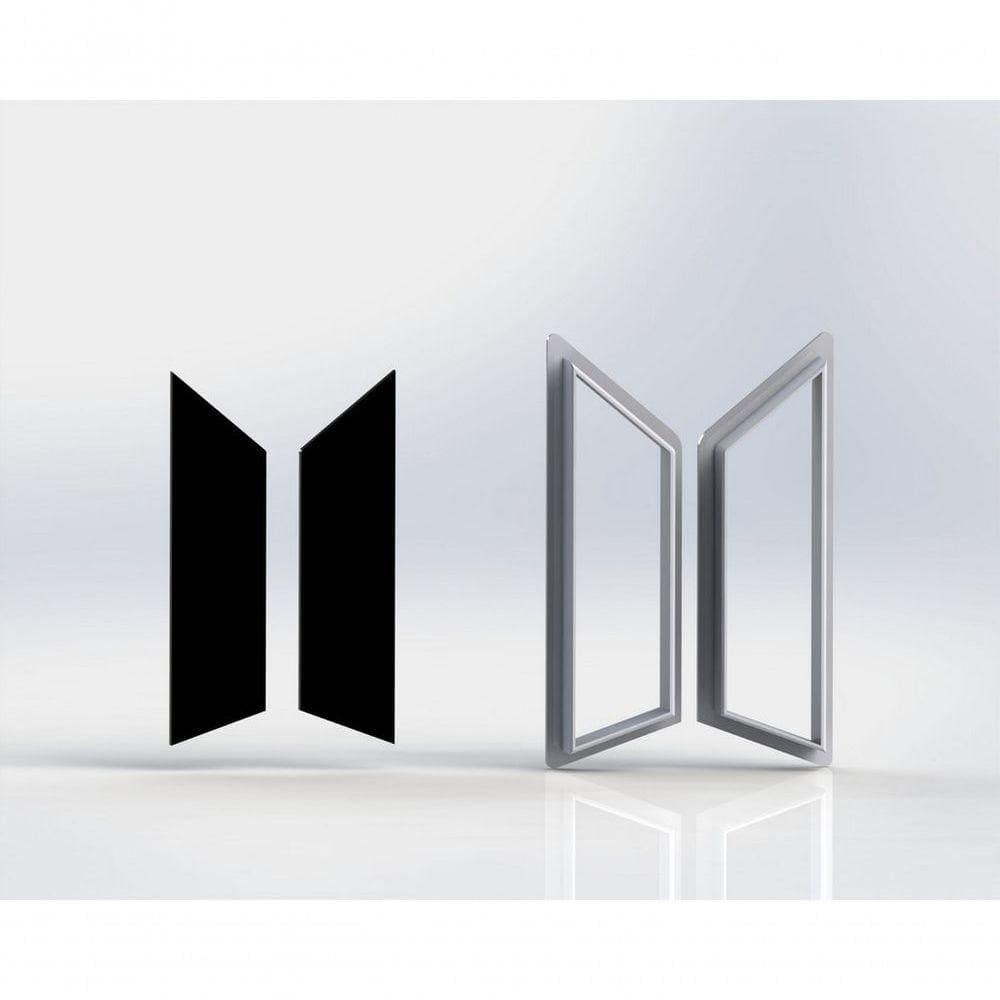 Cortador Bts Logo Mod 2 Tamanho 5 Cm