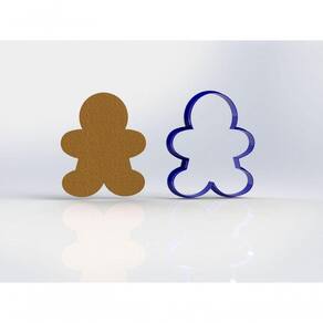 Cortador Biscoito De Natal - Boneco Gengibre Tamanho 5 Cm