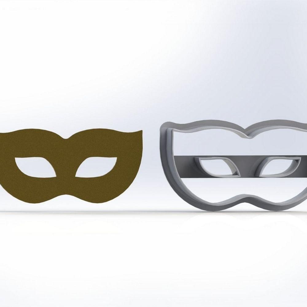 Cortador Máscara Carnaval Mod 2 Tamanho 5cm