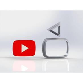 Cortador Redes Sociais - Youtube Tamanho 5 Cm