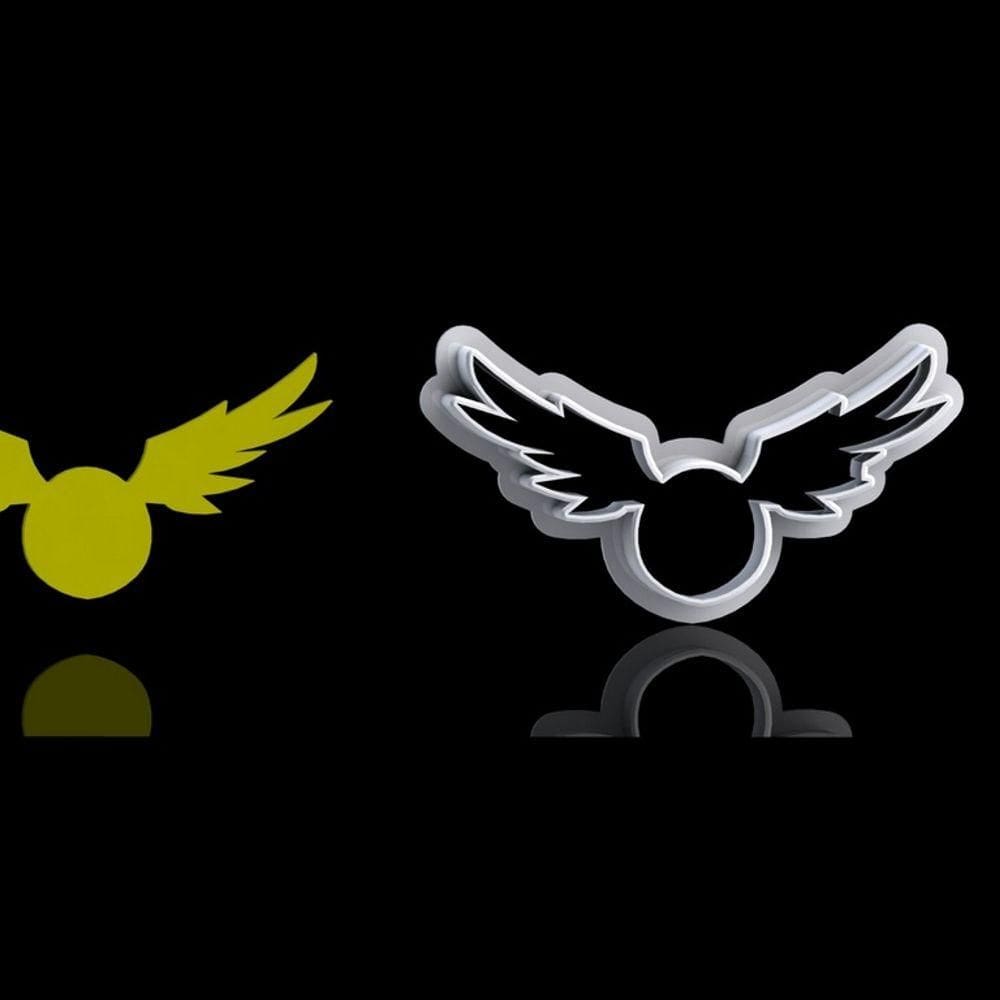 Cortador Harry Potter Pomo de Ouro Tamanho 6cm