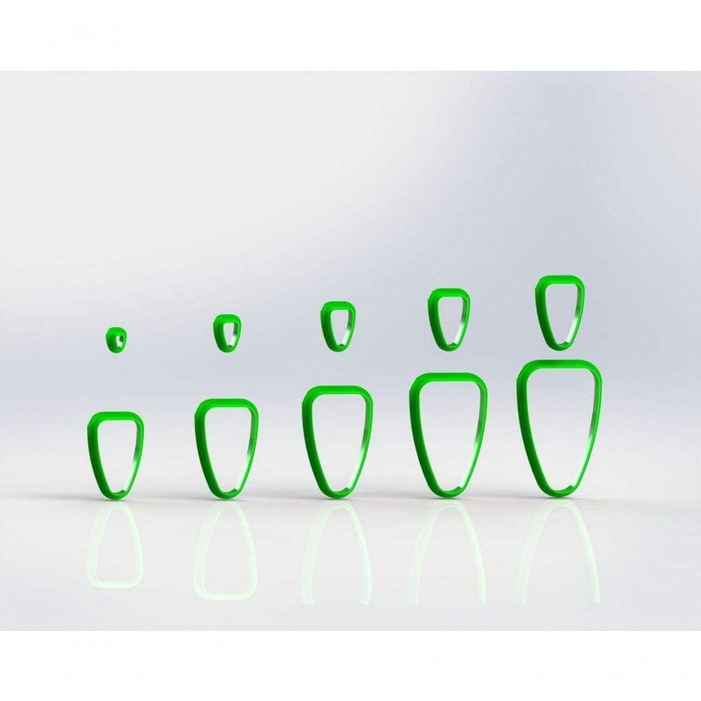 Cortador Polymer Clay (mod 5) Tamanho 1 Cm