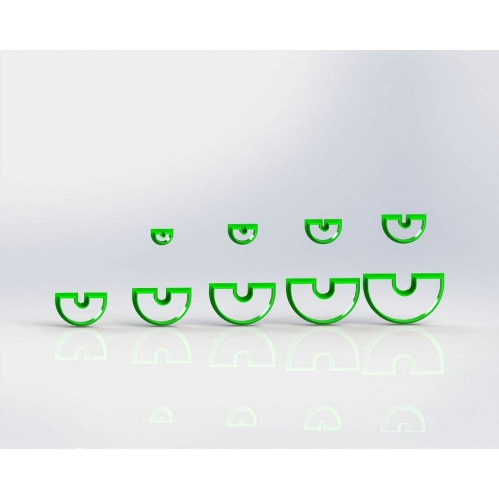 Cortador Polymer Clay (mod 49) Tamanho 1 Cm