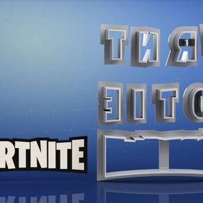Cortador Fortnite Logo Mod 1 Modular Tamanho 5cm