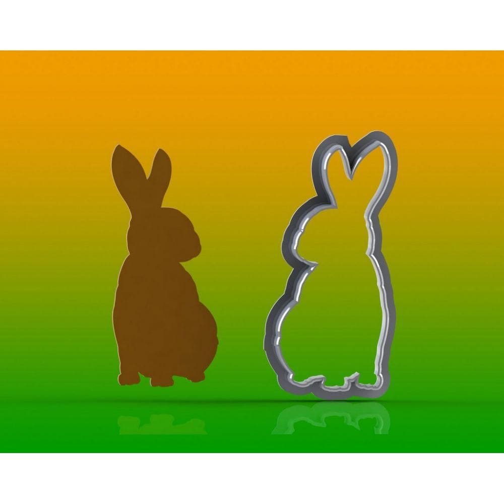 Cortador Páscoa - Coelho Mod 24 Tamanho 7 Cm