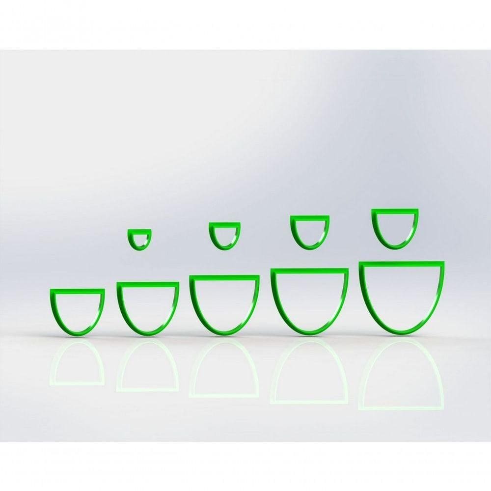 Cortador Polymer Clay (mod 43) Tamanho 2,5 Cm