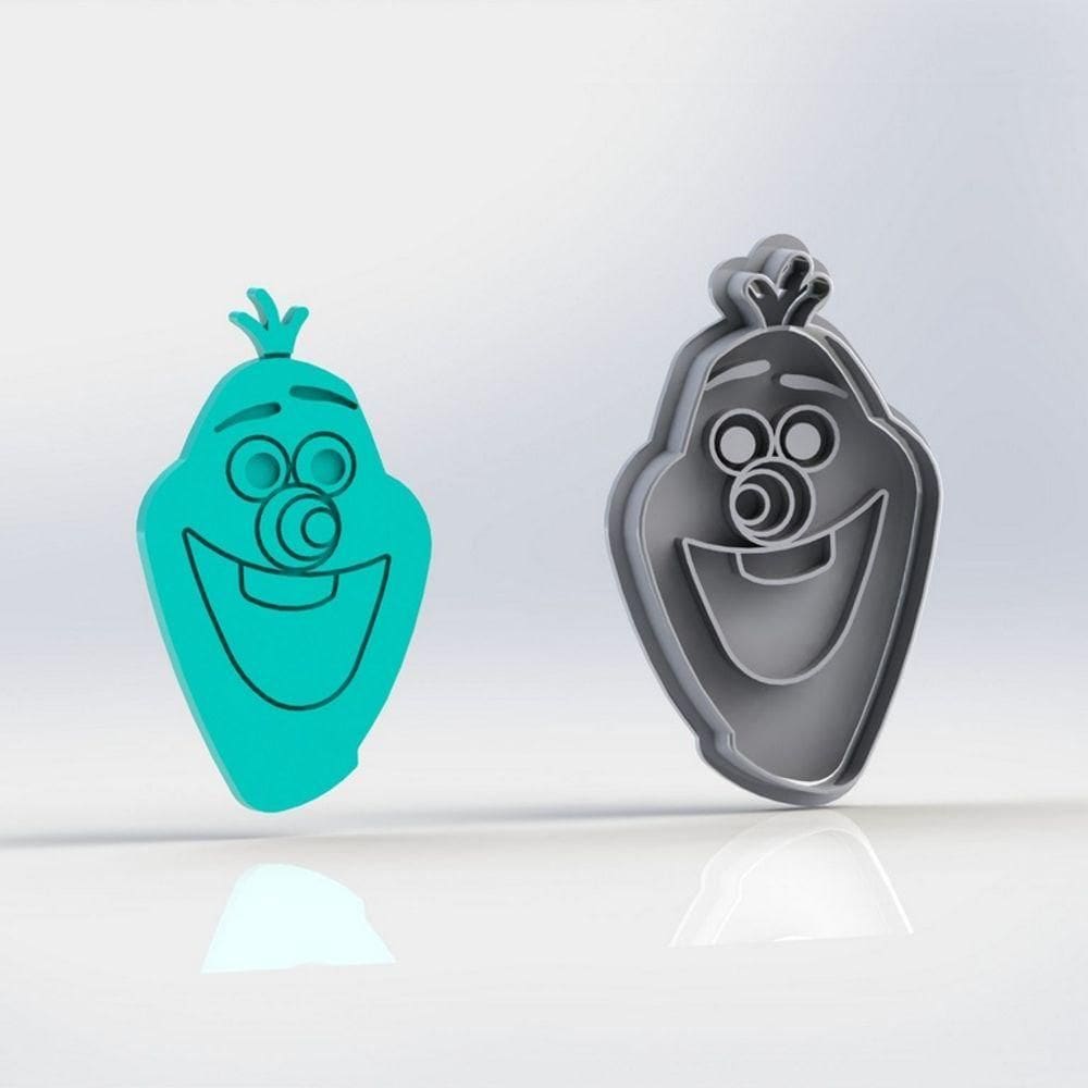 Cortador Frozen Olaf Tamanho 7cm